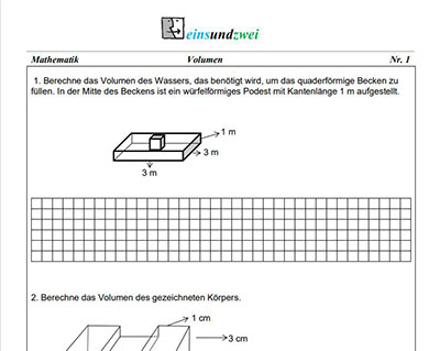 Mathematik 6. Klasse Schulaufgaben & Übungen - Gymnasium